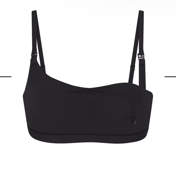 Other - NWT SKIMS FITS EVERYBODY MATERNITY NURSING SCOOP BRALETTE in Onyx - Size L